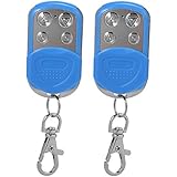 XCSOURCE 2pcs Universal Keyless entrada eléctrica clonación Puerta de garaje puerta Fob control remoto llave Fob 433mhz / 433.92mhz azul HS810
