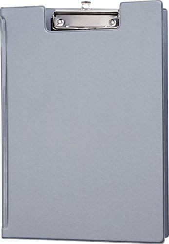 Preisvergleich Produktbild 12 x Maul Schreibmappe A4 mit Folienüberzug silber