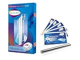 Pro Whitening Strips - 28 Tiras Blanqueadoras PROFESIONAL (Anti-Deslizante) + Lápiz Gel para Blanquear los dientes en 30 minutos – Sin Peróxido - Mismo Ingrediente Activo que se usa al Dentista - para una Sonrisa Sana y Blanca – Whitestrips