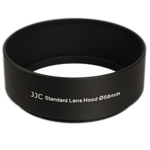 JJC 58 mm profesional metal Parasol para Sigma 70 - 300 mm f4.0 - 5.6 DG Macro: 58 mm Rosca de filtro