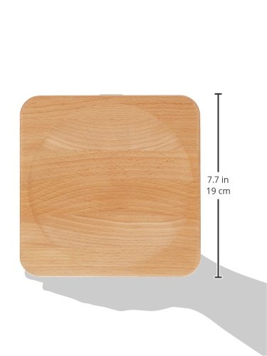 Wüsthof 7281 Wiegemesserbrett, Edelstahl, braun, 19.5 x 19.5 x 4 cm - 2