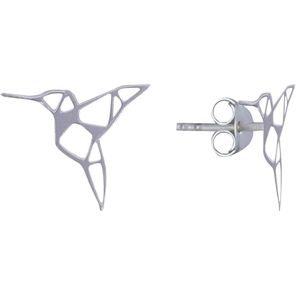 Les Poulettes Bijoux - Collana In Argento 925 Con Ciondolo Colibrì Traforato - Gioiello Artigianale In Cofanetto Regalo - 5
