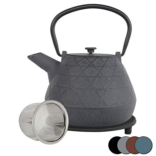 teeblume - Tetera de hierro fundido Neijiang 1,0 litros grigio-negro