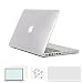 Produktbild RYGOU 4 in 1 Crystal Clear Hard Case mit Tastaturabdeckung Displayschutzfolie für Macbook Pro 15 "mit DVD Laufwerk Modell: A1286