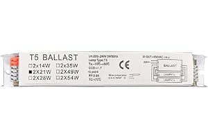 ANGELLUCK Ballast Électronique Quicktronic À Démarrage Haute Efficacité 220-240V Ballast Électronique T5 À Large Tension Ballast À Lampe Fluorescente À Fonctionnement Simple