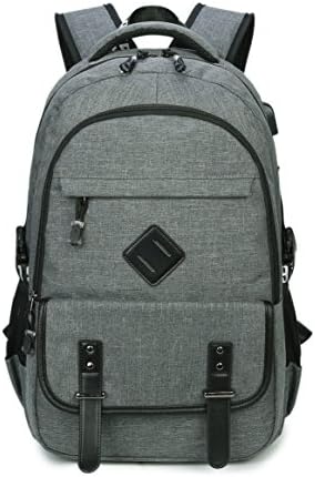 Business Laptop Backpack, USB Computer Backpacks charging port fits under 14 inch laptop &amp; tablets (011)