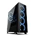 Produktbild Sahara P75 Full ATX RGB Gaming-Gehäuse, mit 6 Pirate-True-RGB-Lüftern (12 cm), Lüfterkontrollbox (max. 10 Lüfter) und RGB-Lüfterfernbedienung