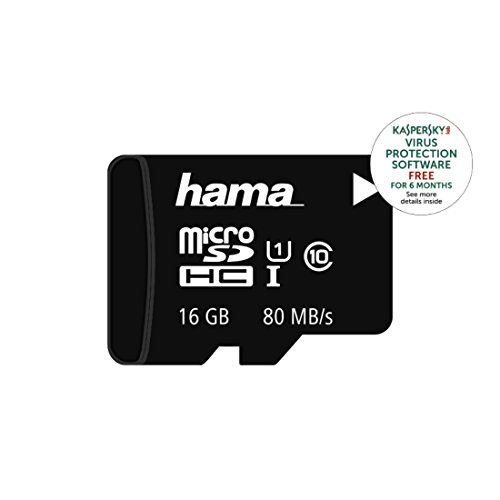 Hama microSDHC 16GB Class 10 UHS-I 80MB/s Karte - 2