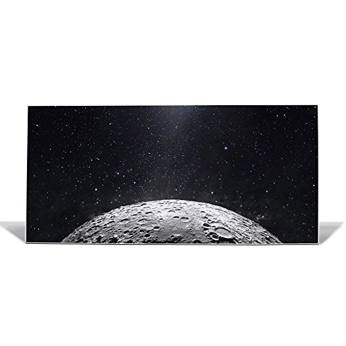 banjado - Design Magnetwand Memoboard 78cm x 37cm quer mit Motiv Mondlandschaft