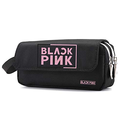 Blackpink Estuche de Lápices Caja de lápices Multifuncional Bolsa de Almacenamiento de artículos de papelería Bolsa de niños Escolares Bolsa de artículos de papelería Escolar