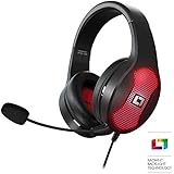 Lioncast LX30 Gaming Headset Ultralight für PC, PS4, Xbox, Nintendo Switch, Laptop, Smartphone (Stereo &amp; 7.1 Virtual Surround Sound, RGB-LED-Beleuchtung, geschlossene Over-Ear Kopfhörer, USB) schwarz