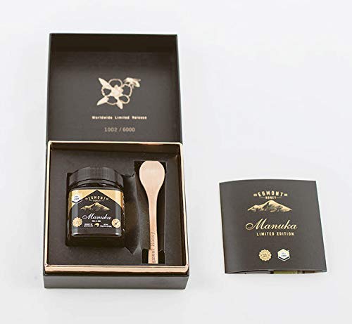 Egmont Honey Manuka Honig MGO 1200 UMF 25+ LIMITED EDITION Geschenkbox Original aus Neuseeland - 100% rein, zertifiziert, aktiver Manuka Honey