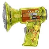 1 x cambiador de voz Juguete de Altavoz Megáfono Plástico Cambiador de Voz de 3 Canales Niño /Niña/ Robot Niños Muchachos - Amarillo