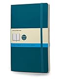 Moleskine Classic - Cuaderno de tapa blanda, color azul verdoso