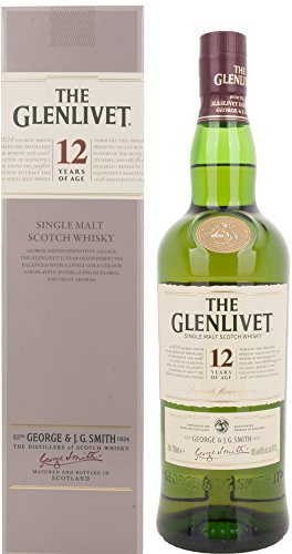 The Glenlivet 12 Year Old Scotch Malt Whisky, 70 cl