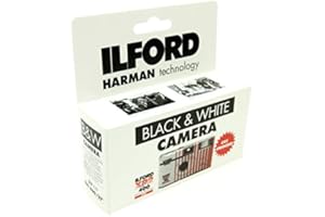 Ilford XP2 Super Single Use Camera with Flash (27 Exposures) black and white film 2-Pack
