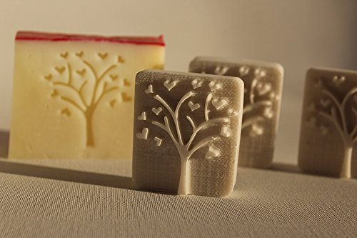 Unitedcovers 1x Seifenstempel Baum mit Herzen und teilweise abgebrochenen Herzen für einen individuelleren Look – Versand aus Deutschland - 4