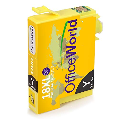 OfficeWorld Reemplazo para Epson 18 18XL Cartuchos de tinta Alta Capacidad Compatible para Epson Expression Home XP-322 XP-215 XP-412 XP-422 XP-312 XP-225 XP-325 XP-405 reviews OfficeWorld Reemplazo para Epson 18 18XL Cartuchos de tinta Alta Capacidad Compatible para Epson Expression Home XP-322 XP-215 XP-412 XP-422 XP-312 XP-225 XP-325 XP-405