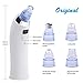 [2018 UPGRADED] The Original Comedo Suction Microdermabrasion Machine Blackhead Removal Rechargeable Skin Peeling Machine By Krasr Comedone Extractor Set - Exclusive