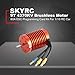 Produktbild Leoboone SKYRC SK-300042-02 9T 4370KV Brushless-Motor 60A Brushless-ESC-Programmierkarten-Combo-Set für 1/10 RC-Car-Truck