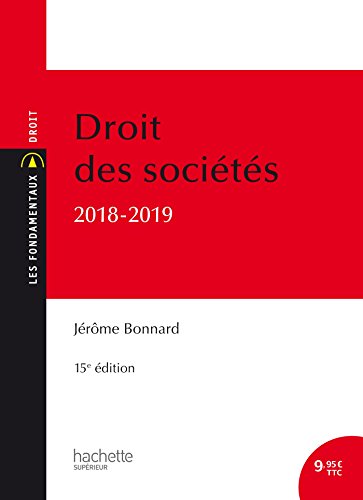 Les Fondamentaux Droit des sociétés 2018-2019 francais Les Fondamentaux Droit des sociétés 2018-2019 francais