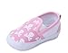 Bigood Baby Toddler Skull Anti-Slip Cloth Shoes First Walker Sneakers 11cm Pink