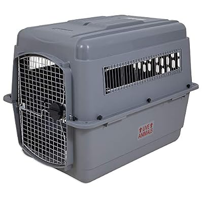 Beeztees Skykennel 4 IATA Caisse de Transport pour Chien de 22,5-32 kg Gris