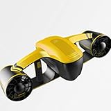OOLOOYOO Scooter sous-Marin, Explorateur de Robot Submersible électrique étanche à hélice à Double Vitesse de plongée et propulseur de nage,Yellow