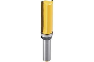 HOHXEN Flush Trim Router Bit 1/2" Shank 3/4'' Width,Top Bearing Bit Woodworking Milling Cutter