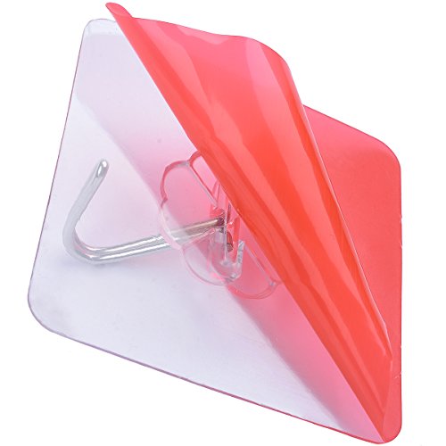 TankerStreet 5pcs Klebehaken Hochleistungs für Kleidung über Tür (15kg MAX.), Klebrige Wandhaken zum Aufhängen Extra Starke, Badezimmer Küche Tür Kleider Haken für Utensilien Tee Tuch Selbstklebende Kleiderbügel Klar Wasserdicht Wiederverwendbar - 8