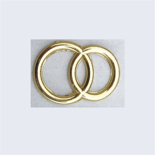 Ehering aus Wachs gold 32x21 mm 1 Stück