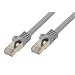 Produktbild Patchkabel mit Rastnasenschutz, Cat. 7 S/FTP PiMF halogenfrei (LSOH), 600MHz, grau, 0,25m, Good Conn