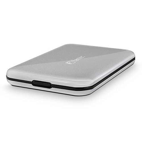 FANTEC ALU-25U3 (für den Einbau einer 6,35 cm (2,5 Zoll) SATA I/II/III Festplatte oder SSD, schraubenloser und werkzeugloser Festplatteneinbau, USB 3.0 SUPERSPEED Anschluss, Aluminium Gehäuse) silber - 2