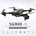 Produktbild LasVogos SG900-S 2,4G RC Drohne Faltbare Selfie Smart GPS FPV Quadcopter mit 1080 P HD Kamera Höhe Halten Follow Me One Key Return (Farbe: Schwarz)