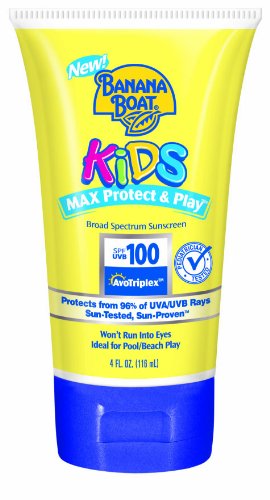 Banana Boat Kids Sunblock Lotion Spf 100, 4-Ounce Bottles (Pack Of 2)