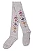 Weri Spezials Baby and Children Tights, Ornaments of Flowers , Silver