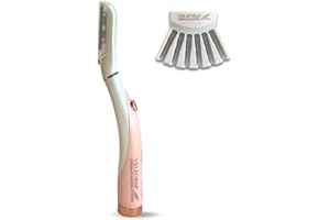 Velform - Epilatore ed esfoliante viso - Venteo - bianco - adulto - Dermaplaning ideale per tutti i tipi di pelle