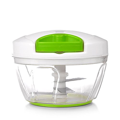 Multifunktionale Manueller Zerkleinerer KOMPAKT & Leistungsstark Hand Held Gemüseschneider Kochen Tools Küche Zubehör für Obst Zwiebeln garlics Salat - 2