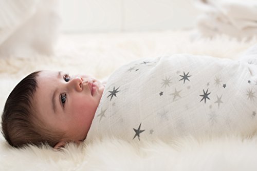 aden + anais 2038G Classic Swaddle Twinkle, 4er pack - 8