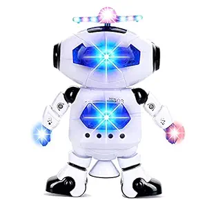 SELLMONK Dancing Robot Toys for Kids Boys & Girls with Music and 3D LED Colorful Flashing Lights All Direction Movement Electronic Toys Battery car for Kids 10 Year Old boy