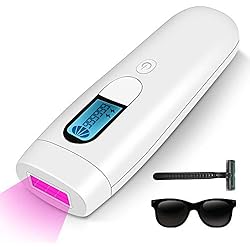 Epilateur à Lumière Pulsée, 2NLF IPL Appareil d'Epilation Definitive Professionnel, 2 modes avec LCD 900000 Pulsations Professionnel Permanent pour hommes femmes Corps/Visage/Maillot/Aisselles
