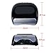 UV LED Nail Dryer by Elite99, Professional 48W UK PLUG Attached Lamp Tube Auto Sensor Pull-down Cover Acrylic Plate USB Light Manicure Pedicure Machine Salon Tool with 30s,60s Timer Settings,Suitable for hands and feet (Black)