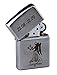 Produktbild Zippo mit Sternzeichen / Tierkreiszeichen Gravur auf Chrome brushed Benzinfeuerzeug als Geschenk (Jungfrau)