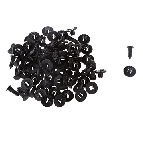 50pcs 8mm Auto STOßSTANGEN KOTFLÜGEL BEFESTIGUNG CLIPS Plastiknietholzen Verschluss Stoßstange Kotflügel Push-Clips Für Nissan - 2