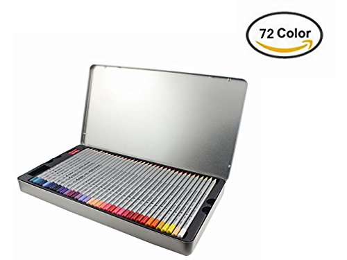 BabyIn Lápices colured para Pinturas de niños del jardín secreto del arte de dibujo Aupplies artesanía, Adultos Libros para colorear (casilla de información)(72)