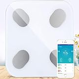 UNA ESCALA, USUARIOS ILIMITADOS: la Escala Bluetooth le permite a usted y su familia compartir una escala juntos y descargar la APLICACIÓN gratuita "Aifit" a través de sus propios dispositivos o el mismo dispositivo. Es conveniente que todos los miembros conozcan mejor sus métricas corporales y realicen algunas mejoras relevantes. Especialmente perfecto para fisicoculturistas, perdedores de peso, jóvenes y adolescentes, etc.
