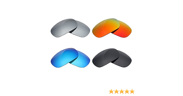 Mry 4 paia polarizzate lenti di ricambio per Maui Jim Stingray MJ103  sunglasses-stealth nero/rosso fuoco/Ice Blue/Silver Titanium : Amazon.it:  Sport e tempo libero