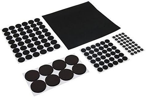 Set of 125 feutrines Adhesives Parquet Floor Protector Furniture Table Chair