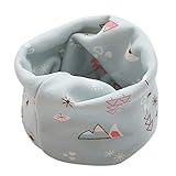 Mitlfuny Unisex Baby Kinder Jungen Zubehör Säuglingspflege,Herbst Winter Jungen Mädchen Baby Cartoon Print Schal Baumwolle O Ring Halstücher