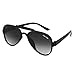 Silver Kartz Matt Black Double Gradient Aviator Sunglasses (wy189) RS.299.00